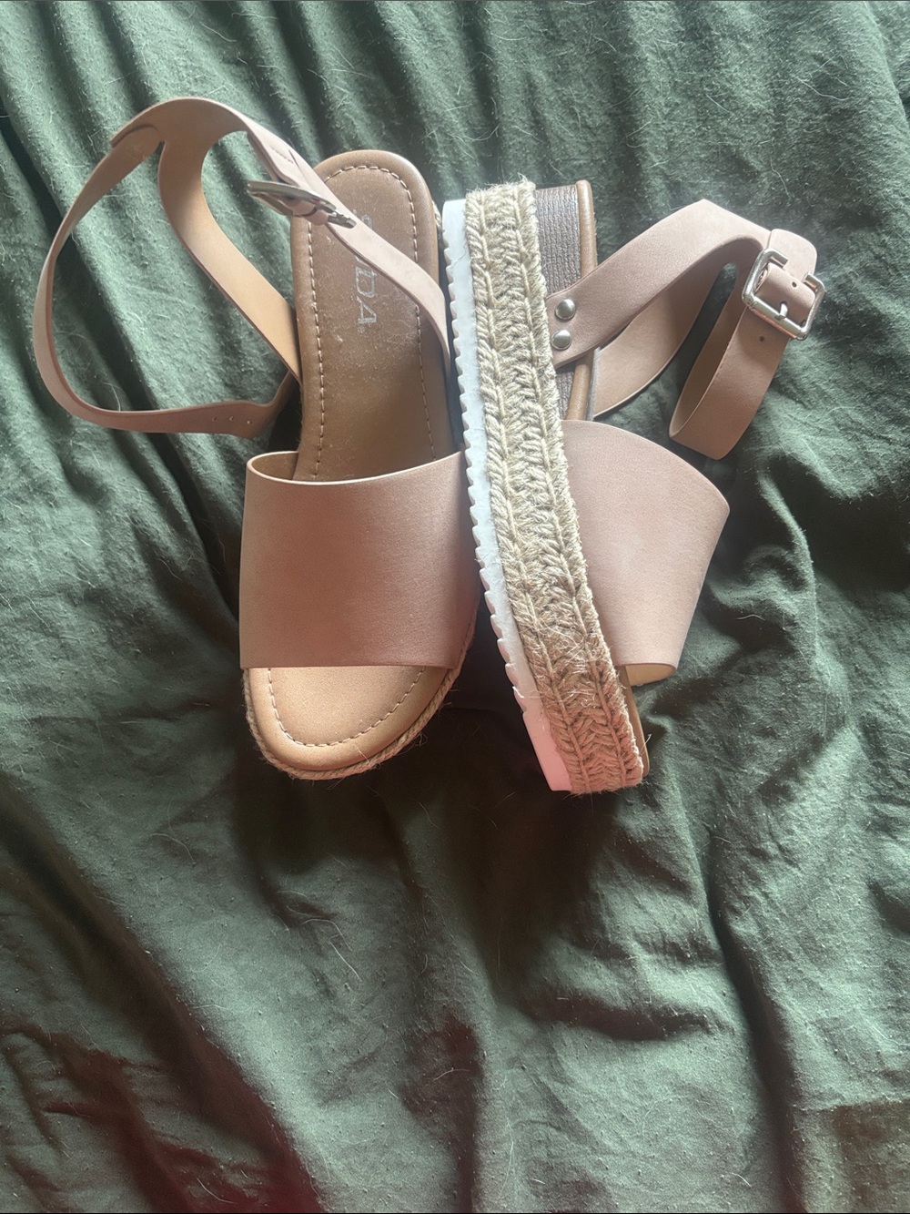 Soda Blush Platform Espadrille Sandals